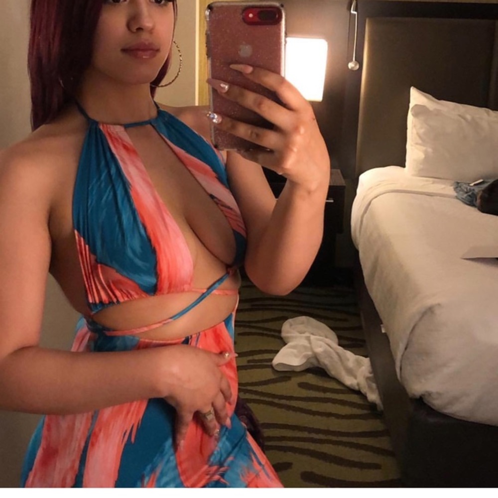 Flamingo Maxi Dress